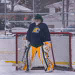 The yellow side's goalie.