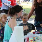 Face painting fun at Community Days