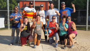 First Place winners of Community Day softball tournement