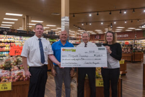 Super One Foods of Marquette raised $1,098.40 for Marquette Township during Community Day.