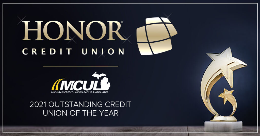 Honor Credit Union Named Michigan Credit Union League’s “Outstanding