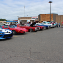 Some hoods were open to take a look at the motor.