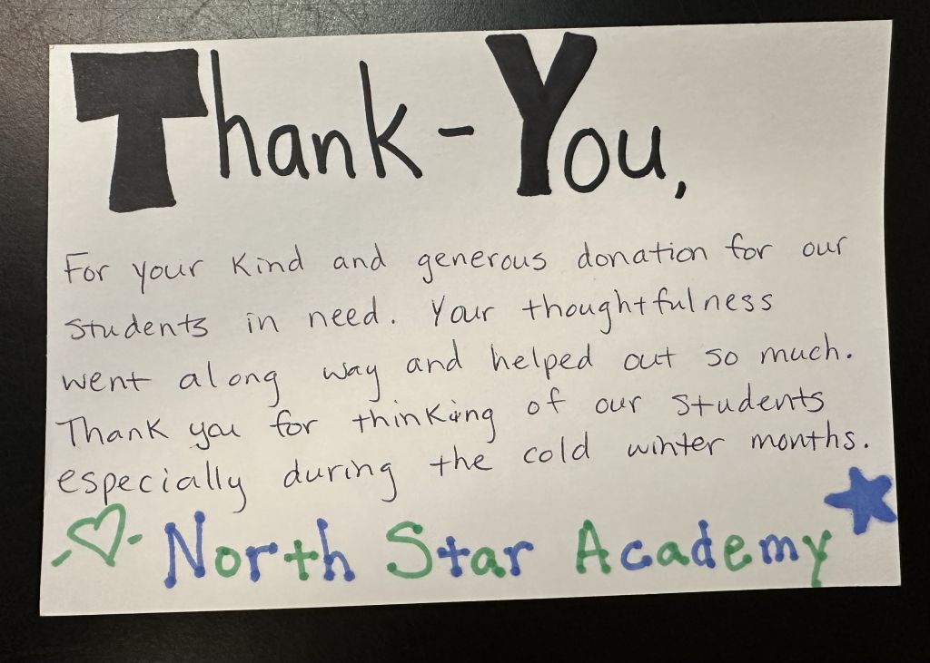 NORTH STAR ACADEMY THANKS THE MTBA