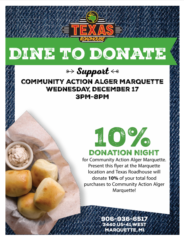 Community Action - Dine to Donate Event
