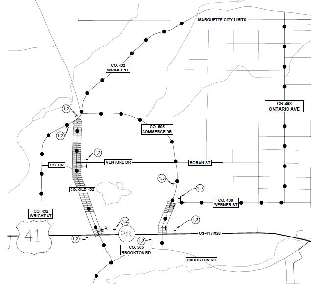 OLD COUNTY ROAD 492 (WRIGHT ST) & COUNTY ROAD 505 (COMMERCE DRIVE) ROAD CONSTRUCTION